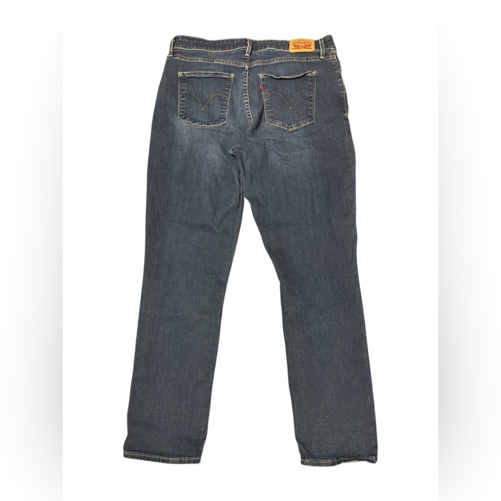 Classic Levi's Women's Dark Blue Mid Rise Skinny Jeans | Size 16 - Picture 2 of 11